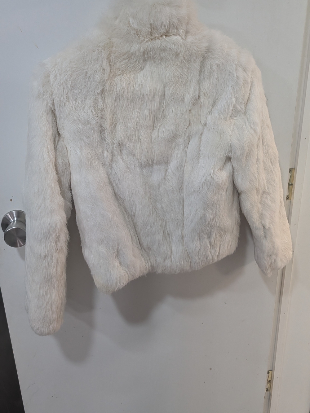 Girls Cozy Rabbit Fur Zipper Jacket - Picture 2 of 4